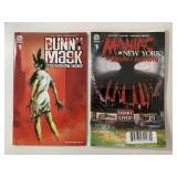 2 AFTERSHOCK COMICS BUNNY MASK #1 & MANIAC OF NEW