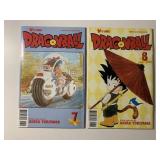2 VIZ COMICS DRAGON BALL #7 & 8