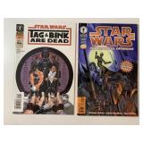 2 DARK HORSE COMICS STAR WARS TAG & BINK ARE DEAD
