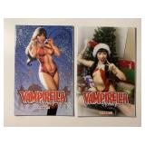 2 DYNAMITE COMICS VAMPIRELLA 2/HOLIDAY SPECIALS