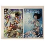 2 ASPEN COMICS SHAHRAZAD #5 & FATHOM #6