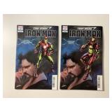 2 MARVEL COMICS TONY STARK IRON MAN 2/#1