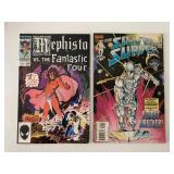 2 MARVEL COMICS THE SILVER SURFER #104 & MEPHISTO