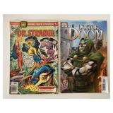 2 MARVEL COMICS DOCTOR DOOM #10 & DR. STRANGE #1 G