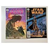 2 DARK HORSE COMICS STAR WARS JEDI QUEST #2 & DARK