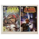 2 DARK HORSE COMICS STAR WARS JABBA THE HUTT & X-W
