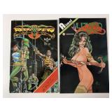 2 AIRCEL COMICS DRAGONRING #13 & LIZARD LADY #4