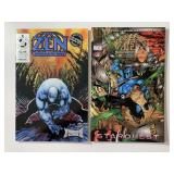2 ENTITY COMICS ZEN INTERGALACTIC NINJA #1 & 7