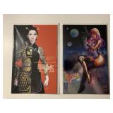 2 ASPEN COMICS IRIS THE MIDST OF CHAOS #1 & BUBBLE