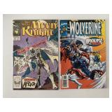 2 MARVEL COMICS MOON KNIGHT #3 & WOLVERINE #147