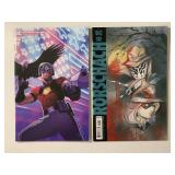 2 DC COMICS PEACEMAKER TRIES HARD #3 & RORSCHACH #