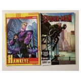 2 MARVEL COMICS HAWKEYE #1 & SPIDER-MAN #2