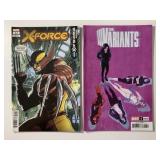 2 MARVEL COMICS X-FORCE #14 & YHE VARIANTS #3