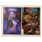 2 DYNAMITE COMICS SIRENS GATE #1 & HACK SLASH VS.