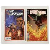 2 MARVEL COMICS STAR WARS DARTH VADER #21 & POE DA