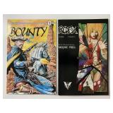 1 VALKYRIE & 1 CALIBER COMIC REDFOX #20 & BOUNTY #