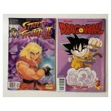 1 VIZ & 1TOKUMA COMIC DRAGON BALL #3 & STREET FIGH