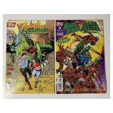 2 TOPPS COMICS CADILLACS AND DINOSAURS #4 & MARS A