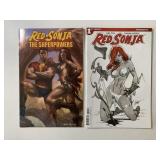 2 DYNAMITE COMICS RED SONJA #1 & RED SONJA THE SUP