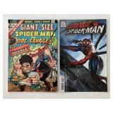 2 MARVEL COMICS SAVAGE SPIDER-MAN #5 & SPIDER-MAN
