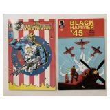 2 DARK HORSE COMICS BLACK HAMMER 45 #1 & THE AMERI
