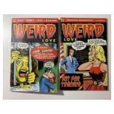 2 YOE COMICS WEIRD LOVE #1 & 17