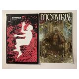 2 IMAGE COMICS THUMBS #3 & MONSTRESS #24