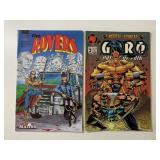 2 MALIBU COMICS THE ROVERS #1 & MORTAL KOMBAT GORO