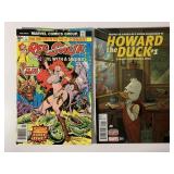 2 MARVEL COMICS RED SONJA #1 & HOWARD THE DUCK #1