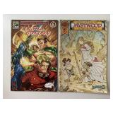 1 BLACKTHORNE & 1 GRAHAM CRACKERS COMIC MYSTWOOD #