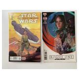 2 MARVEL COMICS STAR WARS ROGUE ONE #1 & THE FORSE