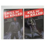 2 IMAGE COMICS KILL OR BE KILLED #1 & 2