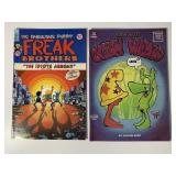2 RIP OFF COMICS FREAK BROTHERS #10 & CHEECH WIZAR