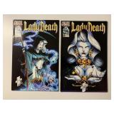 2 CHAOS COMICS LADY DEATH #5 & 6
