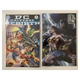2 DC COMICS DK III THE MASTER RACE BOOK #1 & DC UN