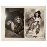 2 DYNAMITE COMICS RED SONJA BLACK WHITE RED 2/#3