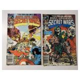 2 MARVEL COMICS SECRET WARS #9 & 10