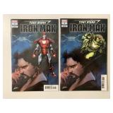 2 MARVEL COMICS TONY STARK IRON MAN 2/#1