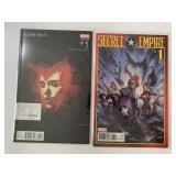 2 MARVEL COMICS SECRET EMPIRE #1 & SCARLET WITCH #