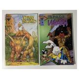 2 MIRAGE COMICS DINO ISLAND #1 & SPACE USAGI #3