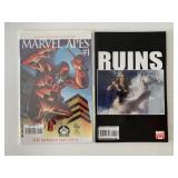 2 MARVEL COMICS RUINS #1 & MARVEL APES #1