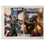 2 MARVEL COMICS DARK HAWK #5 & WARHAMMER 40,000 SI