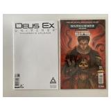 2 TITAN COMICS DEUS EX UNIVERSE #1 & WAR HAMMER 40
