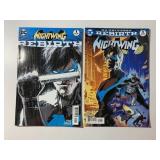 2 DC COMICS NIGHTWING REBIRTH 2/#1
