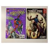 2 MARVEL COMICS THE SCARLET SPIDER 2/#1