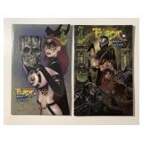 2 BROADSWORD COMICS TAROT WITCH OF THE BLACK ROSE