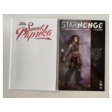 2 IMAGE COMICS STAR HENGE #1 & SWEET PAPRIKA #12