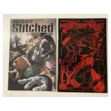 2 AVATAR COMICS STITCHED #1 & MERCURY HEAT #1 LEAT