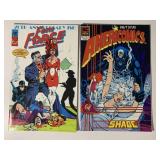 2 AC COMICS FEM FORCE #20 & AMERICOMICS #1
