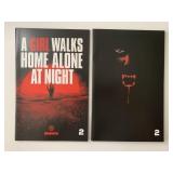 2 BEHEMOTH COMICS 2/A GIRL WALKS HOME ALONE AT NIG